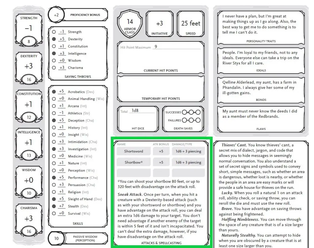 d d character 3.5 sheet pdf printable