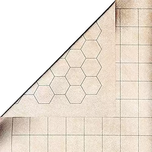 Chessex Role Playing Play Mat: Double-Sided Reversible Mat for RPGs and Miniature Figure Games - 34 1/2in x 48in